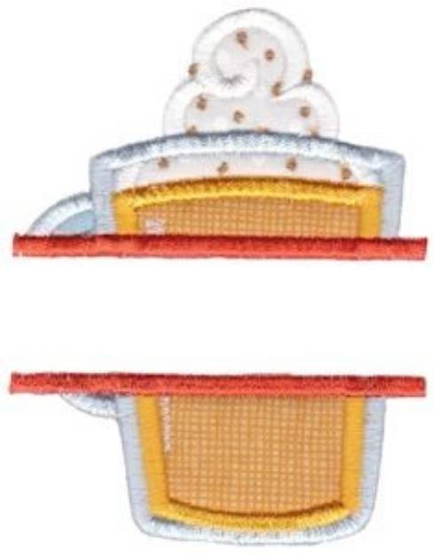 Picture of Holiday Drink Split Machine Embroidery Design