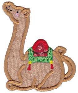 Picture of Camel Applique Machine Embroidery Design