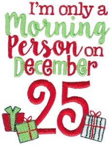 Picture of December 25 Machine Embroidery Design