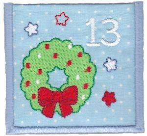 Picture of Advent Calendar 13 Machine Embroidery Design