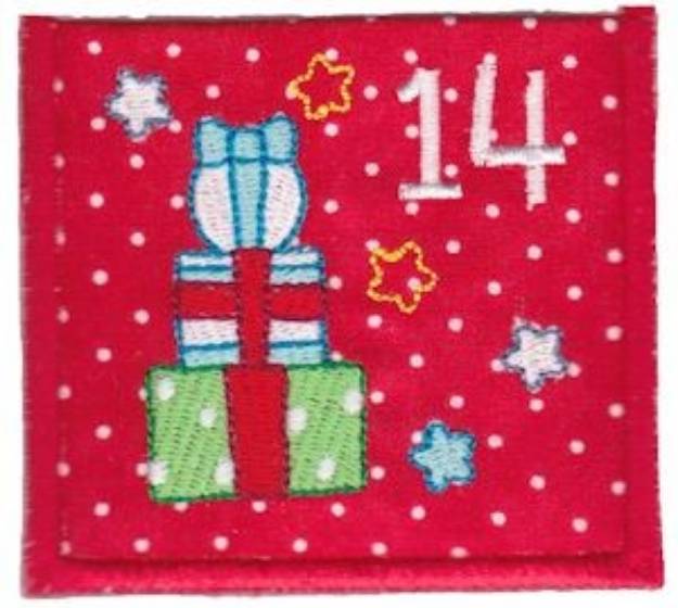 Picture of Advent Calendar 14 Machine Embroidery Design