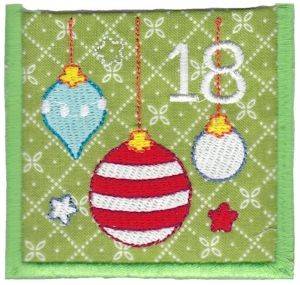 Picture of Advent Calendar 18 Machine Embroidery Design
