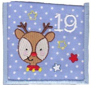 Picture of Advent Calendar 19 Machine Embroidery Design