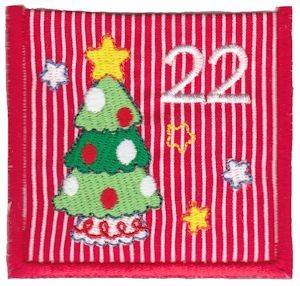 Picture of Advent Calendar 22 Machine Embroidery Design