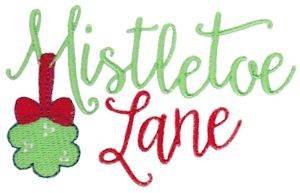 Picture of Mistletoe Lane Machine Embroidery Design
