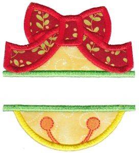 Picture of Jingle Bell Split Machine Embroidery Design