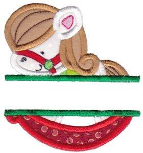 Picture of Rocking Horse Split Machine Embroidery Design