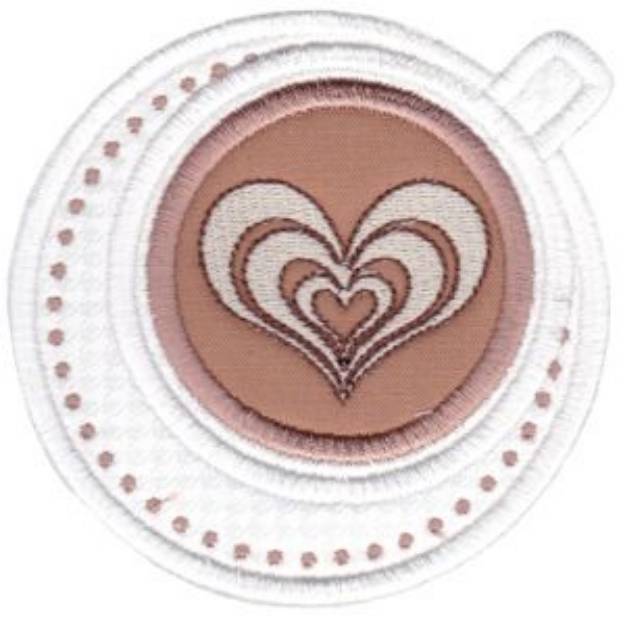 Picture of Cafe Latte Machine Embroidery Design