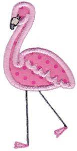 Picture of Wild Stix Flamingo Applique Machine Embroidery Design