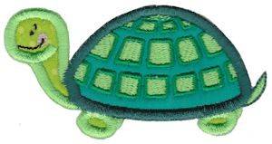 Picture of Country Animals Stix Turtle Applique Machine Embroidery Design
