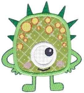 Picture of My Monster Applique Machine Embroidery Design