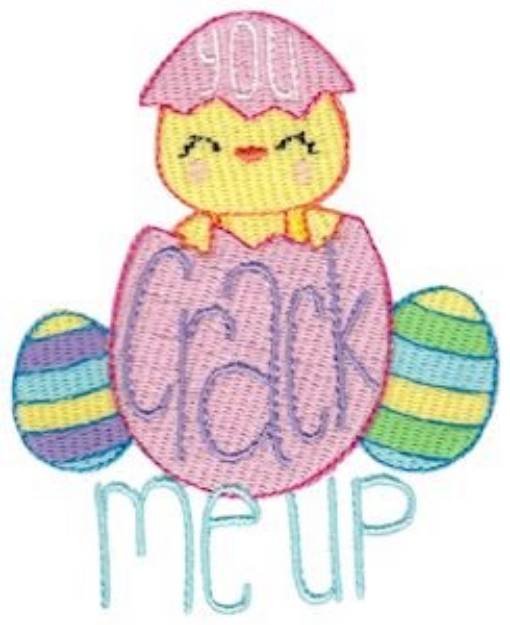 Picture of Crack Me Up Machine Embroidery Design