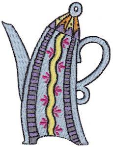 Picture of Teapot Whimsy Machine Embroidery Design