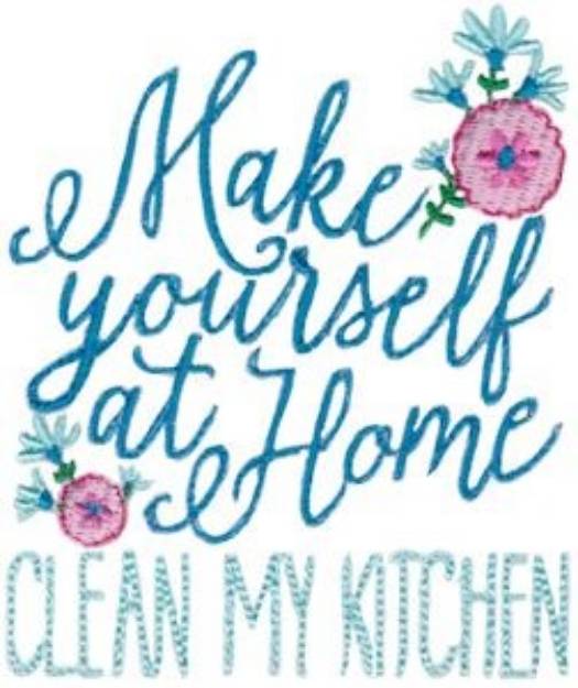 Picture of Clean My Kitchen Machine Embroidery Design