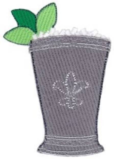 Picture of Mint Julep Cocktail Machine Embroidery Design