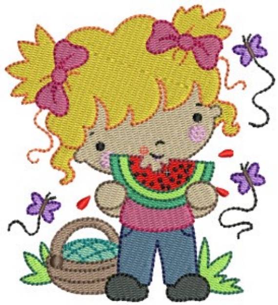 Picture of Summer Cuties Machine Embroidery Design