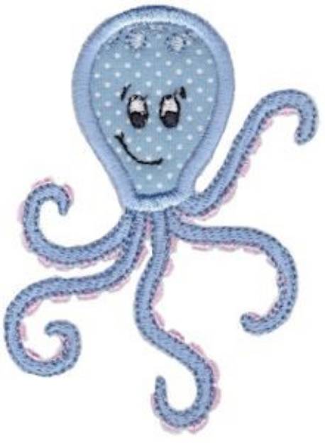 Picture of Applique Octopus Machine Embroidery Design