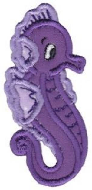 Picture of Applique Seahorse Machine Embroidery Design