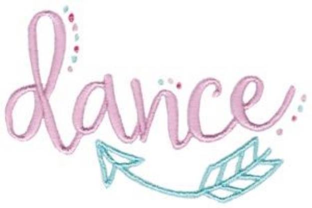 Picture of Lets Dance Machine Embroidery Design