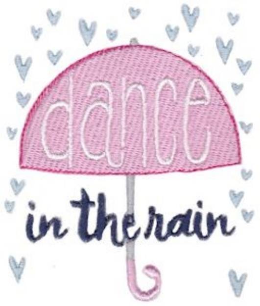 Picture of Dance in The Rain Machine Embroidery Design