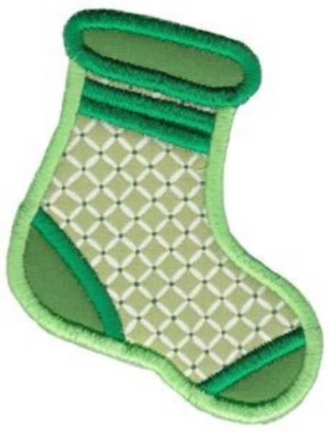 Picture of Baby Sock Applique Machine Embroidery Design
