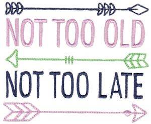 Picture of Not Too Old Machine Embroidery Design
