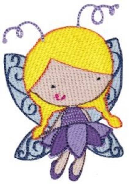 Picture of Fairy Girls Machine Embroidery Design