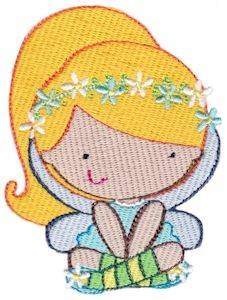Picture of Fairy Girl Machine Embroidery Design