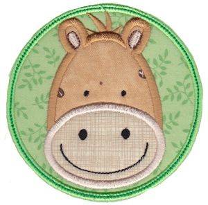 Picture of Face It Horse Applique Machine Embroidery Design