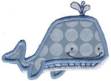Picture of Ocean Creatures Applique Whale Machine Embroidery Design