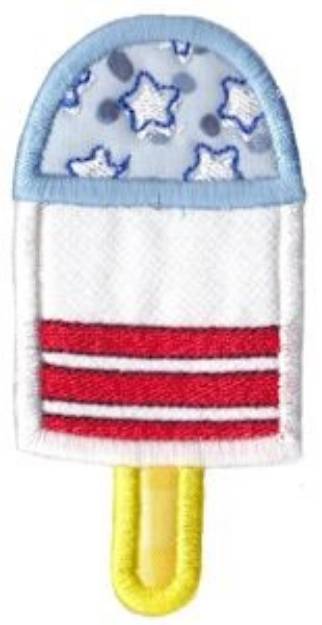 Picture of All American Popsicle Applique Machine Embroidery Design