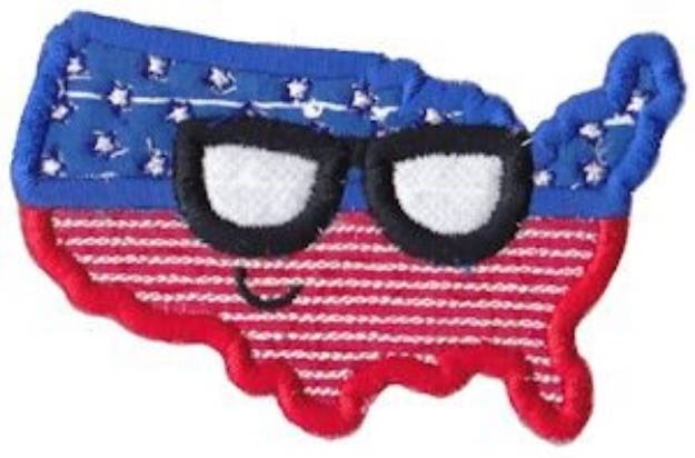 Picture of All American USA Machine Embroidery Design
