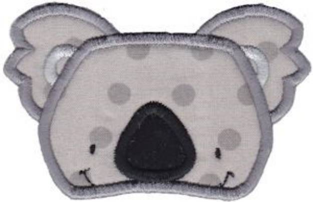 Picture of Cute Koala Applique Machine Embroidery Design