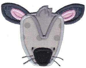 Picture of Cute Mouse Applique Machine Embroidery Design