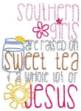 Picture of Sweet Tea & Jesus Machine Embroidery Design