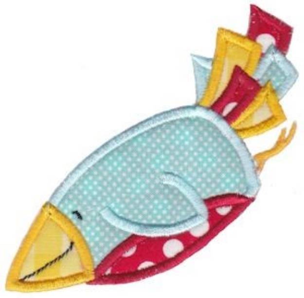 Picture of Silly Bird Applique Machine Embroidery Design
