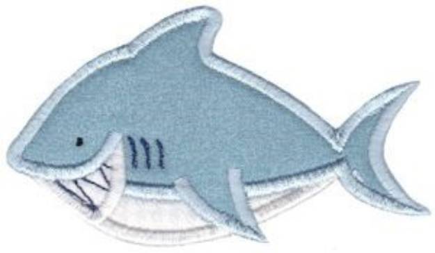 Picture of Shark Applique Machine Embroidery Design