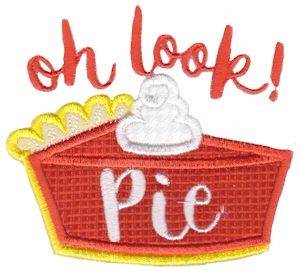 Picture of Oh Look! Pie Machine Embroidery Design