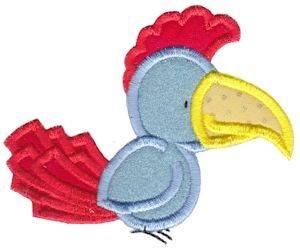Picture of Applique Parrot Machine Embroidery Design