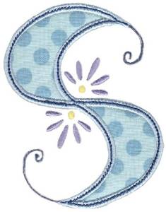 Picture of Swirl Applique Machine Embroidery Design