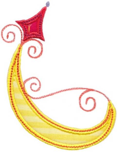 Picture of Applique Swirl Machine Embroidery Design