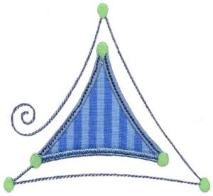 Picture of Applique Triangle Machine Embroidery Design