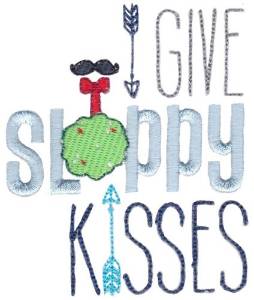 Picture of Sloppy Kisses Machine Embroidery Design