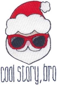 Picture of Cool Story Bro Machine Embroidery Design