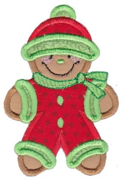 Picture of Gingerbread Applique Machine Embroidery Design