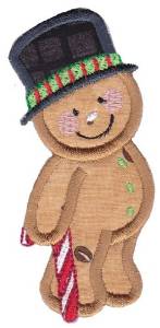 Picture of Applique, Gingerbread Machine Embroidery Design