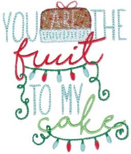 Picture of Fruit Cake Machine Embroidery Design