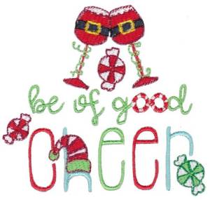 Picture of Good Cheer Machine Embroidery Design