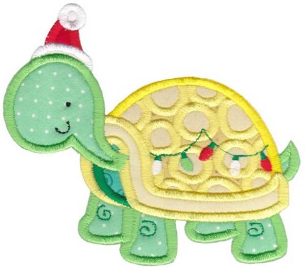 Picture of Xmas Turtle Machine Embroidery Design