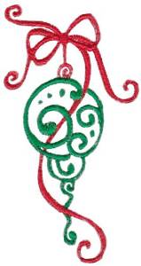 Picture of Swirly Ornament Machine Embroidery Design
